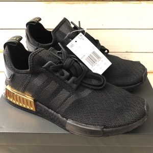 adidas black and gold shoes